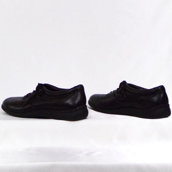 EASY SPIRIT size 7.5M ESMOVEON black flat-heel oxfords leather uppers - Picture 10 of 14